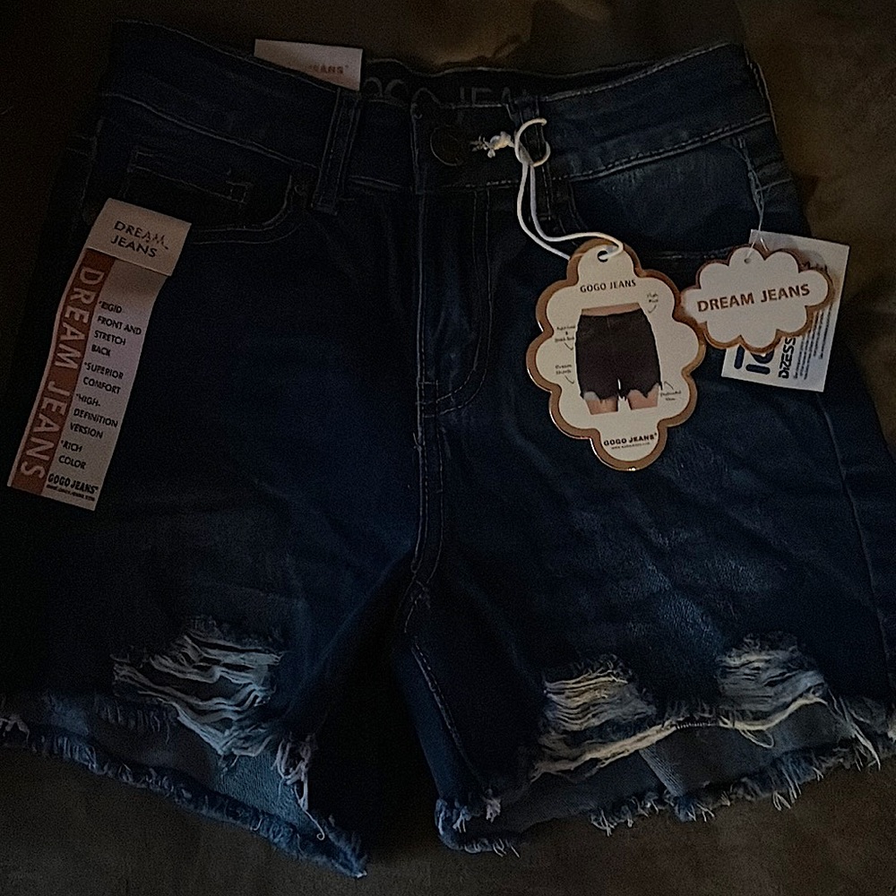 Jean shorts / denim dark blue  shorts extra small 23in waist from Ross